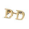 Exklusive goldene Alphabet Manschettenknöpfe für Herren - Elegantes Design für französische Hemden