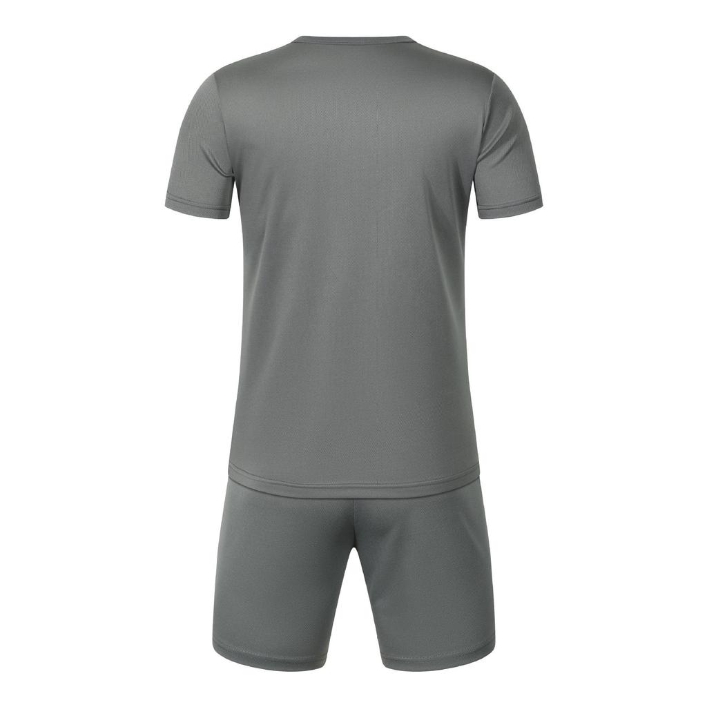 Herren Schnelltrocknendes Sommer Sportset: Kurzarm-T-Shirt & Shorts 2-teilig zum Laufen