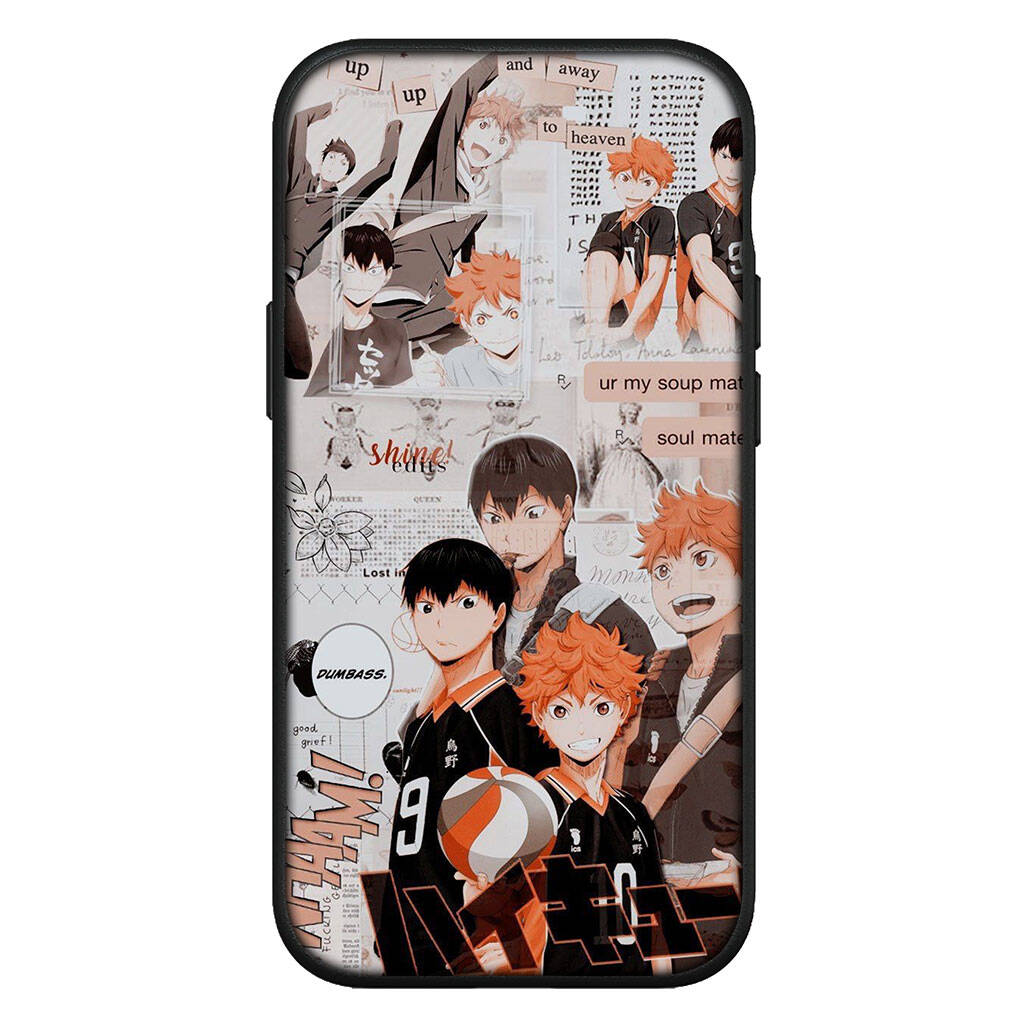 for Motorola Moto Edge 70 60 50 G54 G86 Samsung Galaxy S25 iPhone 17 16 15 Xiaomi Redmi Note 14 Pro Max Phone Case Cartoon Hinata Shoyo Haikyuu Cover