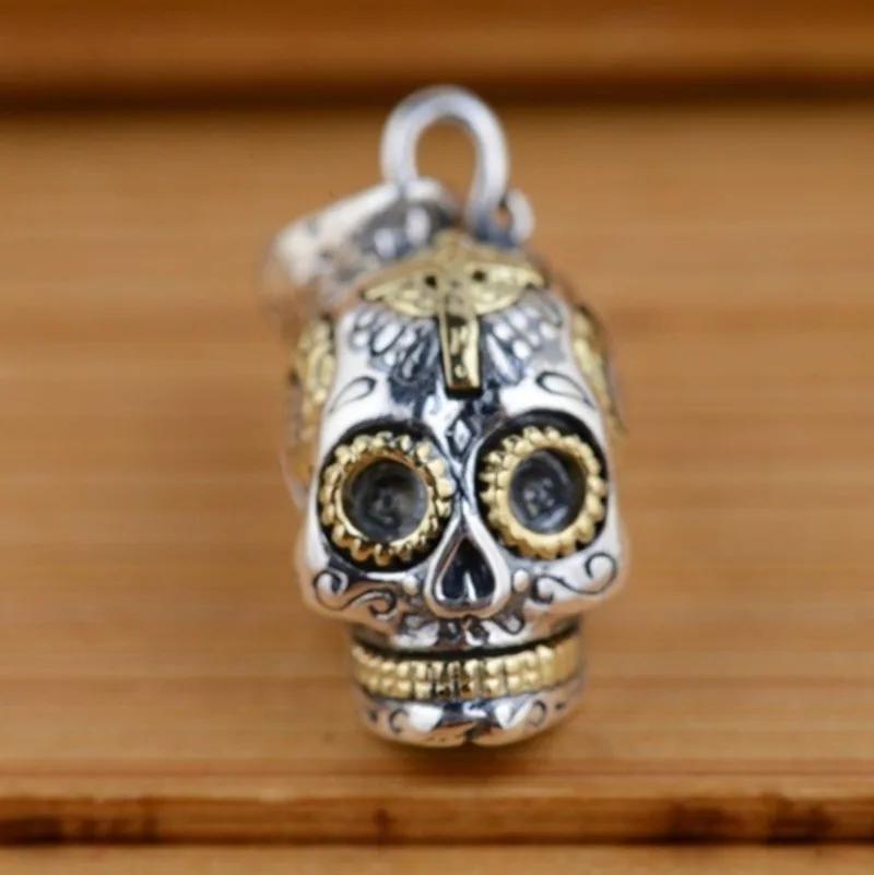Vintage Gothic Hell Reaper Scythe Pendant Mystical Demon Necklace for Men Personality Punk Halloween Trend Jewelry