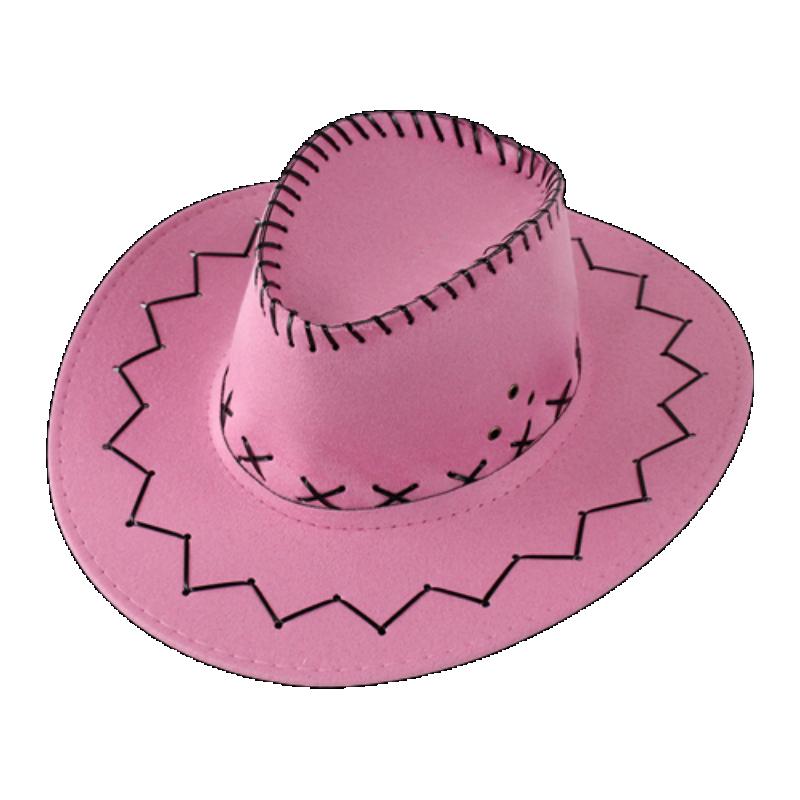Fashion Simple Adult Kids Cowboy Hat Western Child Cowgirl Hats Halloween Birthday Costumes Accessories Holiday Decorations