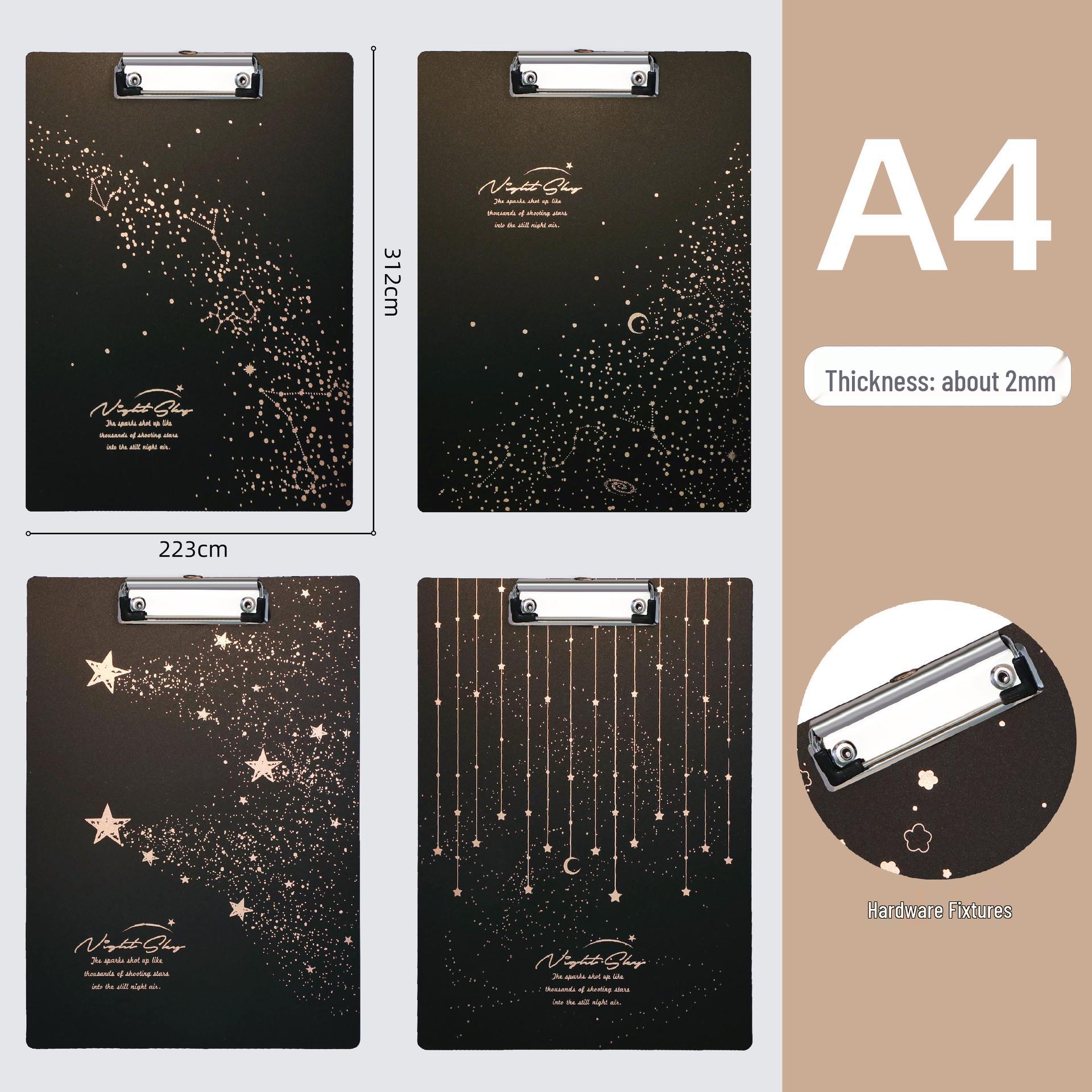 Custom A4 Folder with PP Clipboard for Writing and Menu Storage