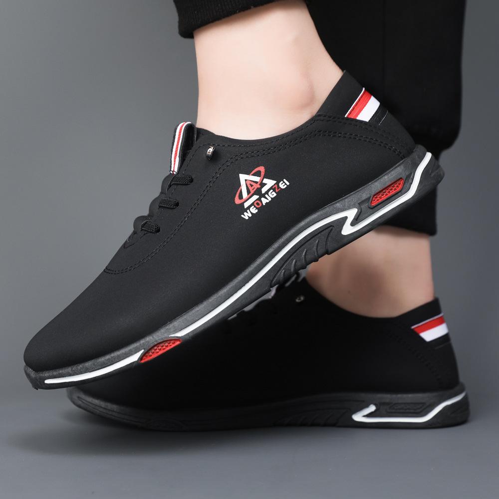 Spring new leather shoes soft sole breathable light casual shoes business comfortable leather shoes