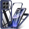 Case for Xiaomi 14T Pro, Full Front and Back Double-Sided Protection - Navy Blue
