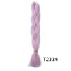 Große Menge auf Lager 24 Zoll 80g Weiche Seidige Synthetische Haarverlängerungen für Häkelzöpfe Haarherstellung Jumbo Braiding Synthetisch