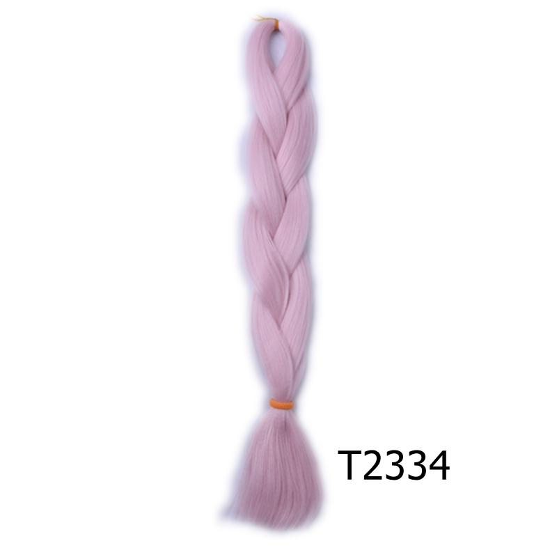 Große Menge auf Lager 24 Zoll 80g Weiche Seidige Synthetische Haarverlängerungen für Häkelzöpfe Haarherstellung Jumbo Braiding Synthetisch