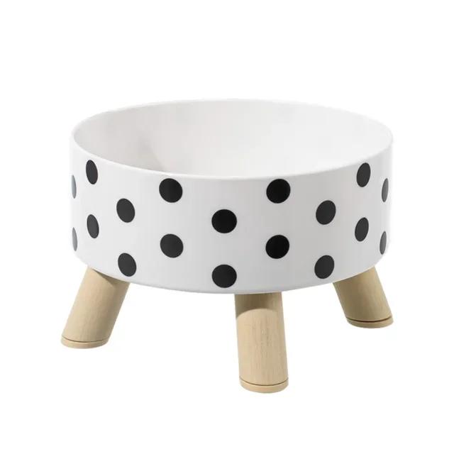 

Stainless Steel Dog Bowl, Anti-knock Pet , Plastic Cat Bowl, High-footed Neck Dog Rice Bowl, Large-capacity Cat Food M