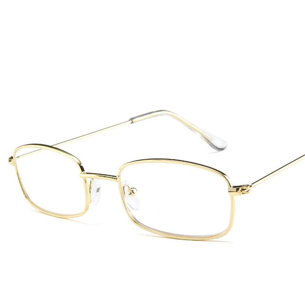Vintage UV400 Steampunk Rectangle Sunglasses Metal Frame Small Retro Shades Sun Glasses
