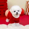 Fashion Warm Dog New Year Costumes Soft Velvet Dog Plush Hoodies Comfortable Festive Puppy Coat Winter