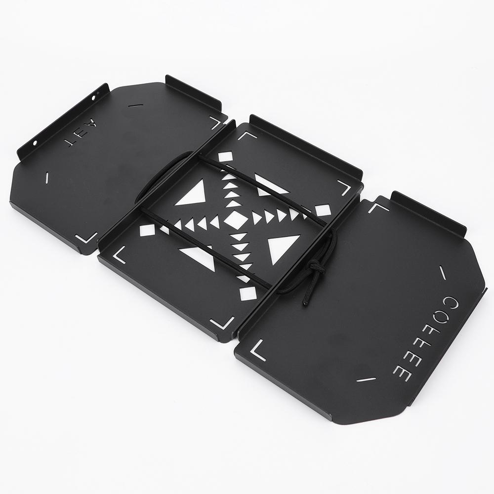Folding Table Top Heavy Duty Table Board Plate Metal Mini Shelf for Stanley Lunch Box 9.4L Camping Gear