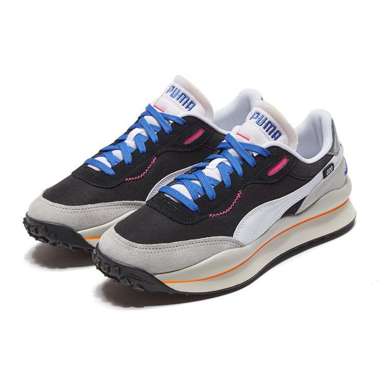 Puma Style Rider 'Play On Black Grey Violet' 371150-02