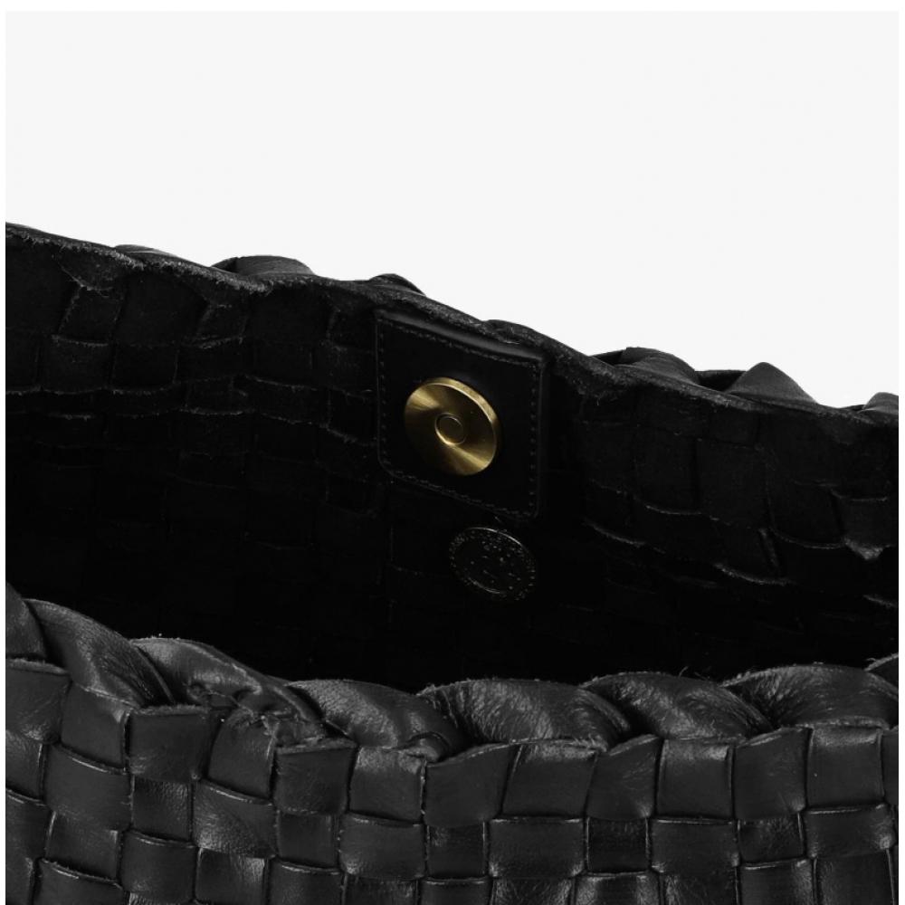 Dragon Diffusion Hobo Selvedge Shoulder Bag 8170 Black