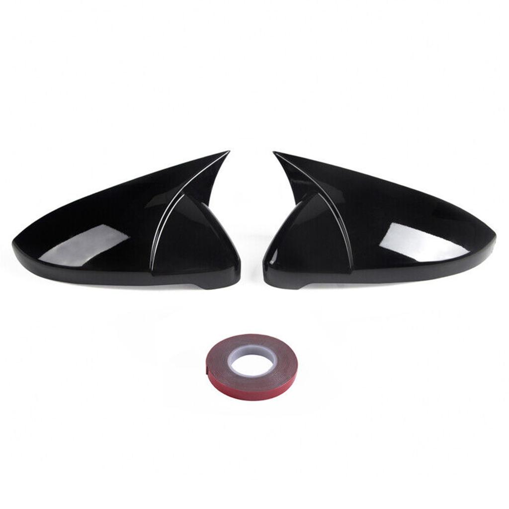 2PCS Car Rearview Side Mirror Cover For VW GOLF 7 MK7 MK7.5 R GTI 2014-2019