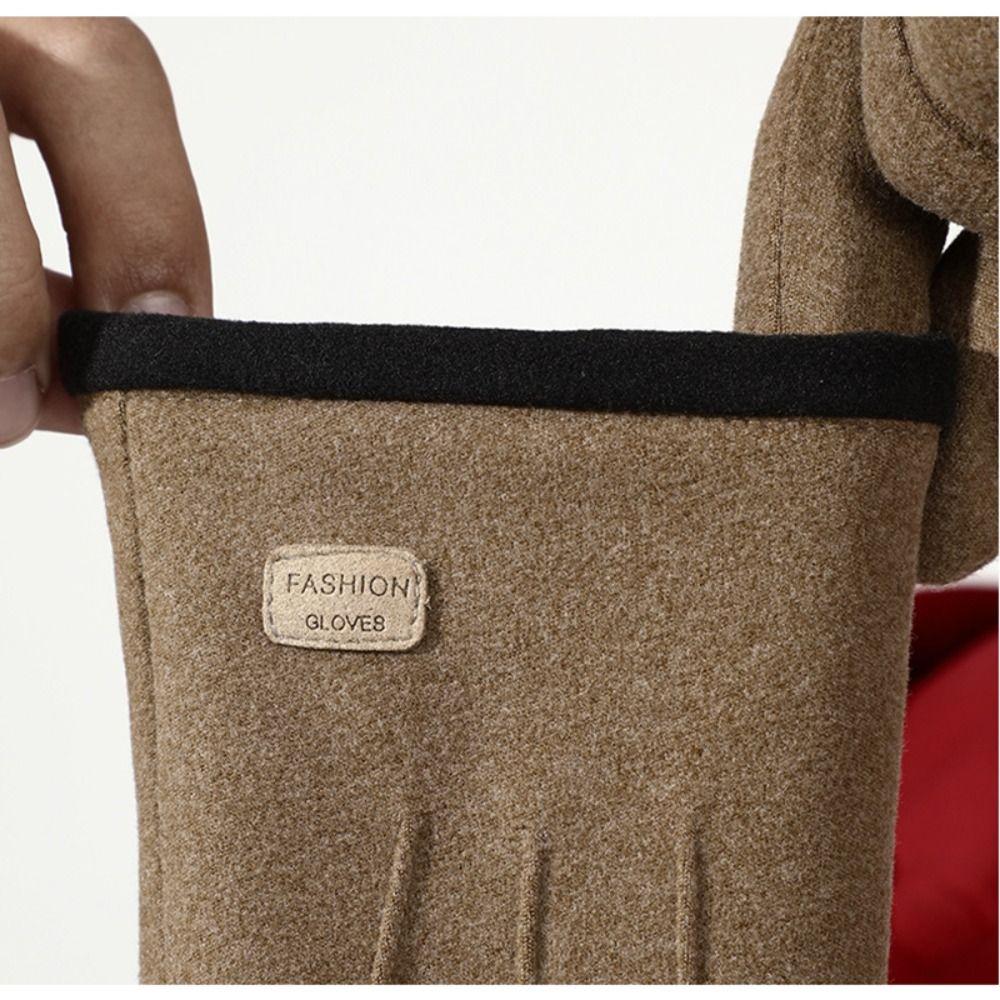 Windproof Cycling Thermal Mittens Touchscreen Full Finger Gloves New Winter Outdoor Gloves