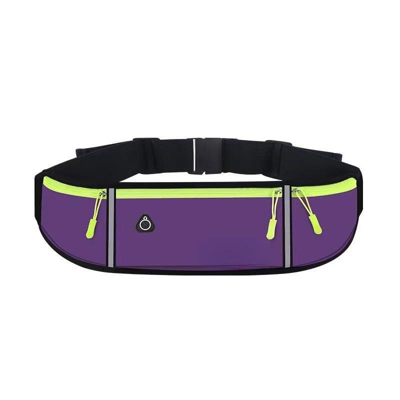 Unisex Sport-Hüfttasche: Großräumige, wasserdichte, elastische Fitness-Tasche mit Flaschenhalter