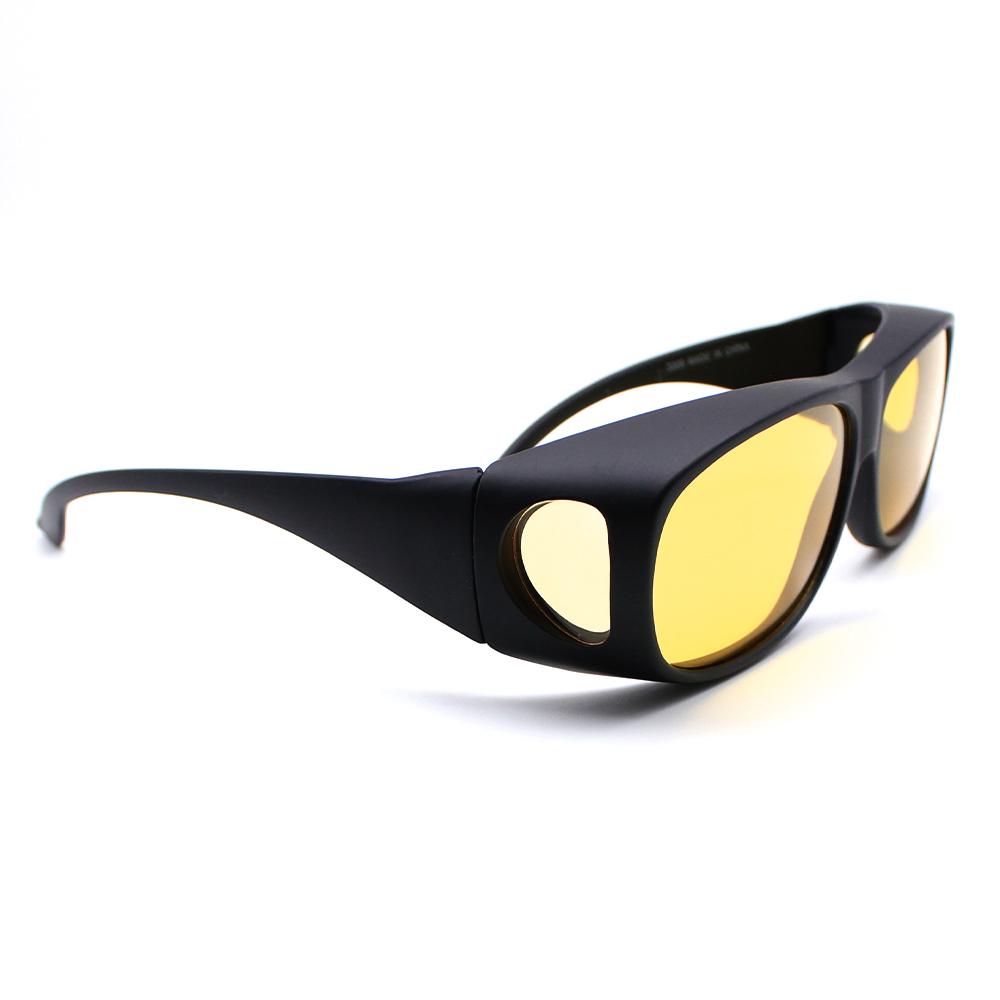 Yellow lens large frame anti blue light goggles increase clarity and are suitable for protecting eyes when looking at screens