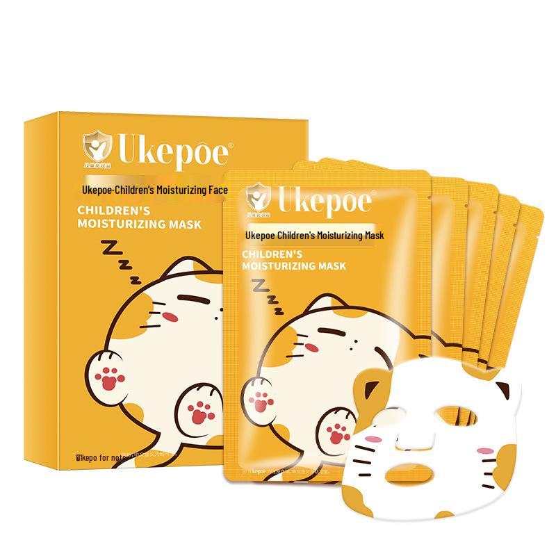 Măști hidratante Yuke Bao cu animale drăguțe pentru copii – Îngrijire a pielii hidratantă și hrănitoare pentru băieți și fete
