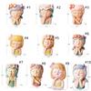 Resin Fairy Flowerpot Girl Statue Succulent Planter Pot Face Planters Pots  Office