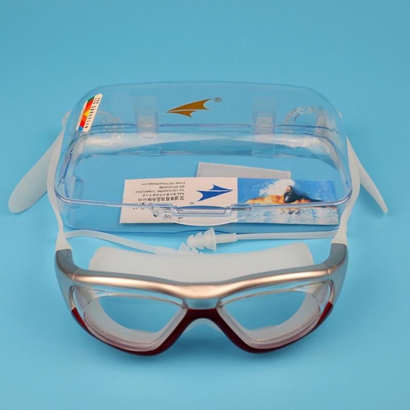 Swimming Goggles Waterproof  Swim Eyewear Anti-Fog Swim Pool Glasses