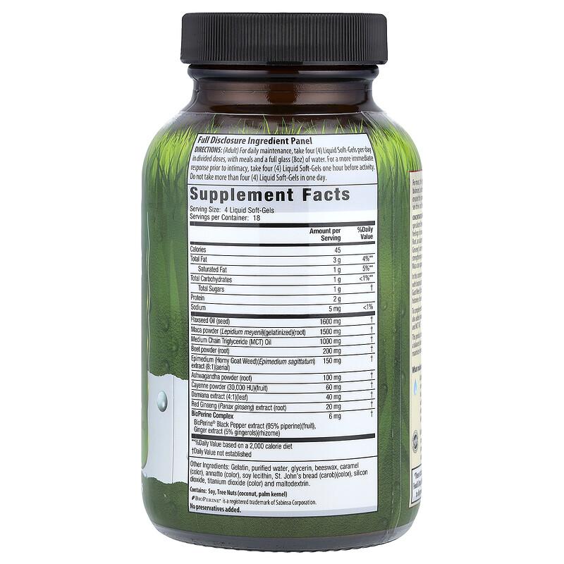 Concentrated Maca Root and Ashwagandha, 75 Liquid Soft-Gels