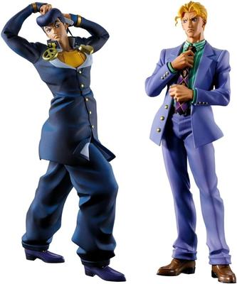 JoJo Figures Josuke Higashikata & Yoshikage Kira Mometria Figure JoJo's Bizarre Adventure Diamond Is Unbreakable [Set of 2] Official Merchandise