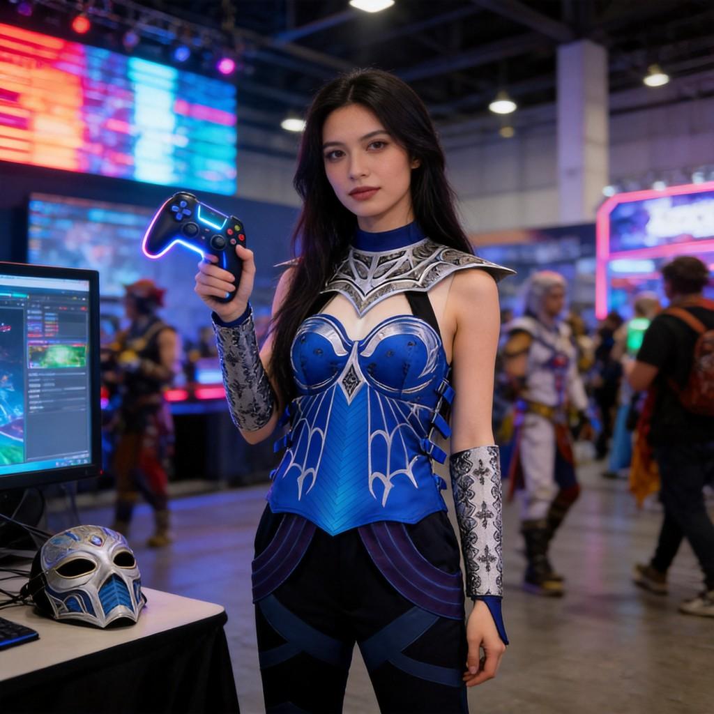 Mortal Kombat Kitana Cosplay Costumes For Anime And Gaming Events