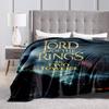 1pc Middle earth Family: Two Towers Edition Cartoon Blanket,Portable Throw for Travel & Camping, All Season Cozy Blanket,Ideal Gift