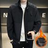Men's High-End Spring Stand-Up Collar Knit Jacket – Trendy Youth Casual Business Coat