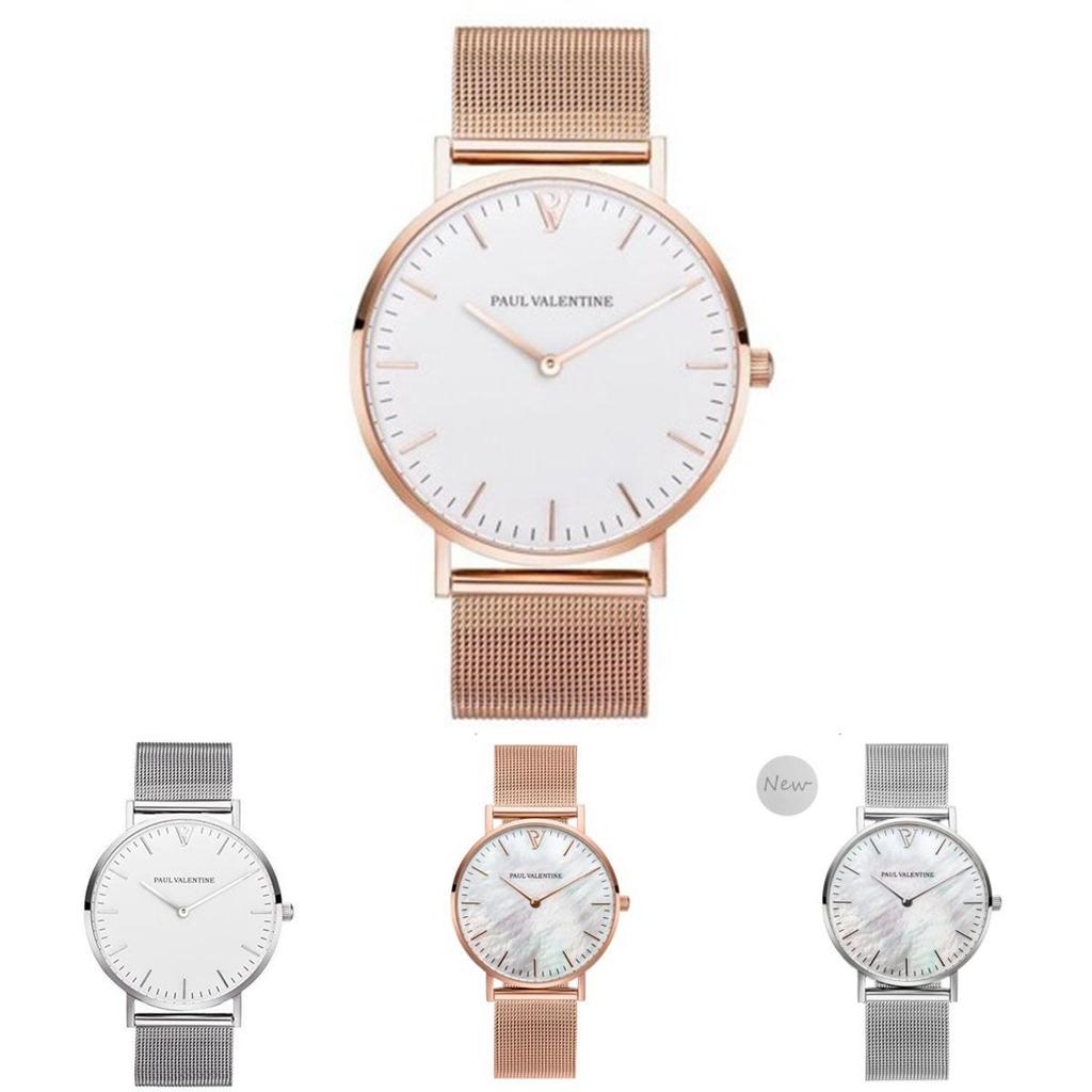 Elegant Women Fashion Gift Stainless Steel Band Analog Quartz Vintage Watch