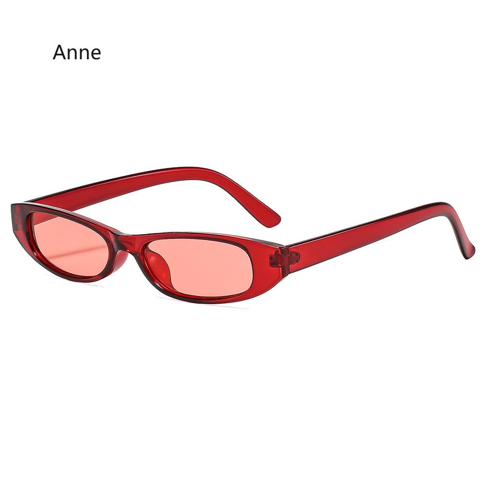 Retro Cat Eye Sun Glasses Women Trendy Small Narrow Sunglasses Men Outdoor Goggles Luxury  Designer Shades UV400