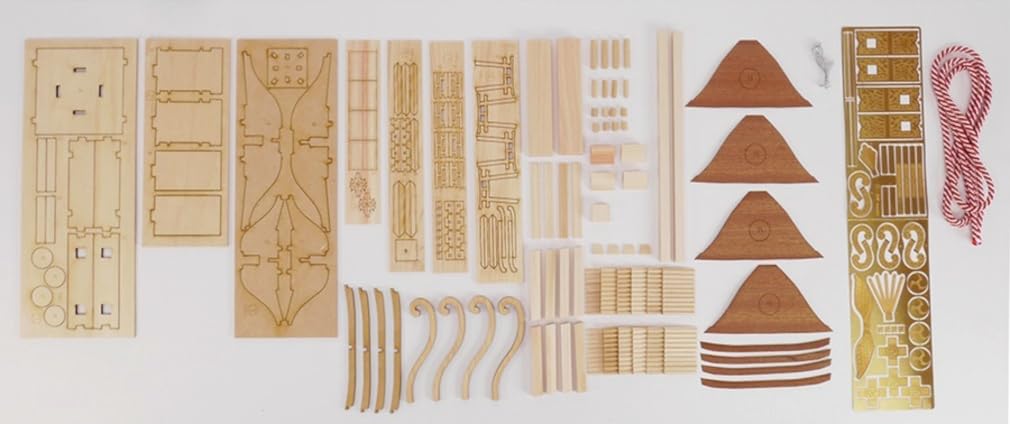 Woody Joe 1/10 Mini Mikoshi Wooden Model Assembly Kit (Scenery)