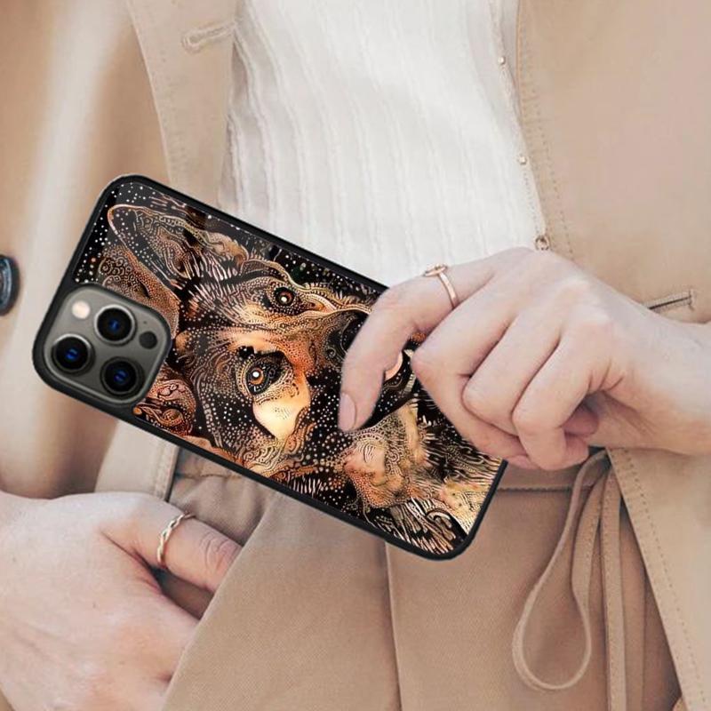 Cartoon German Shepherd Dog Magnetic Phone Case For APPLE iPhone 17 Air 16 14 13 12 Pro Max 15 Plus Wireless MagSafe Cover