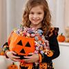 Fashionable Halloween Pumpkin Non-Woven Handbag - Personalized Candy Shopping Bag