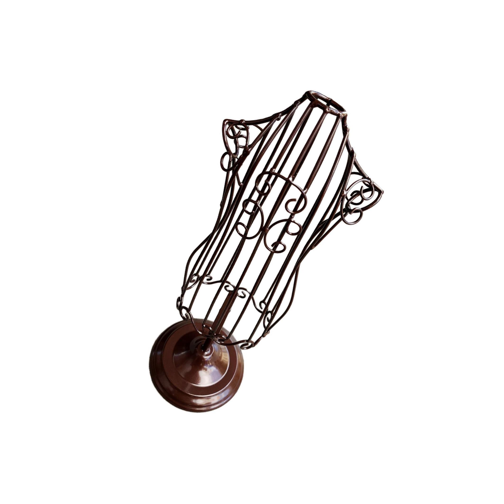 

Metal Dog Clothes Display Stand Stylish Hangers for Pet Dress Model Shop