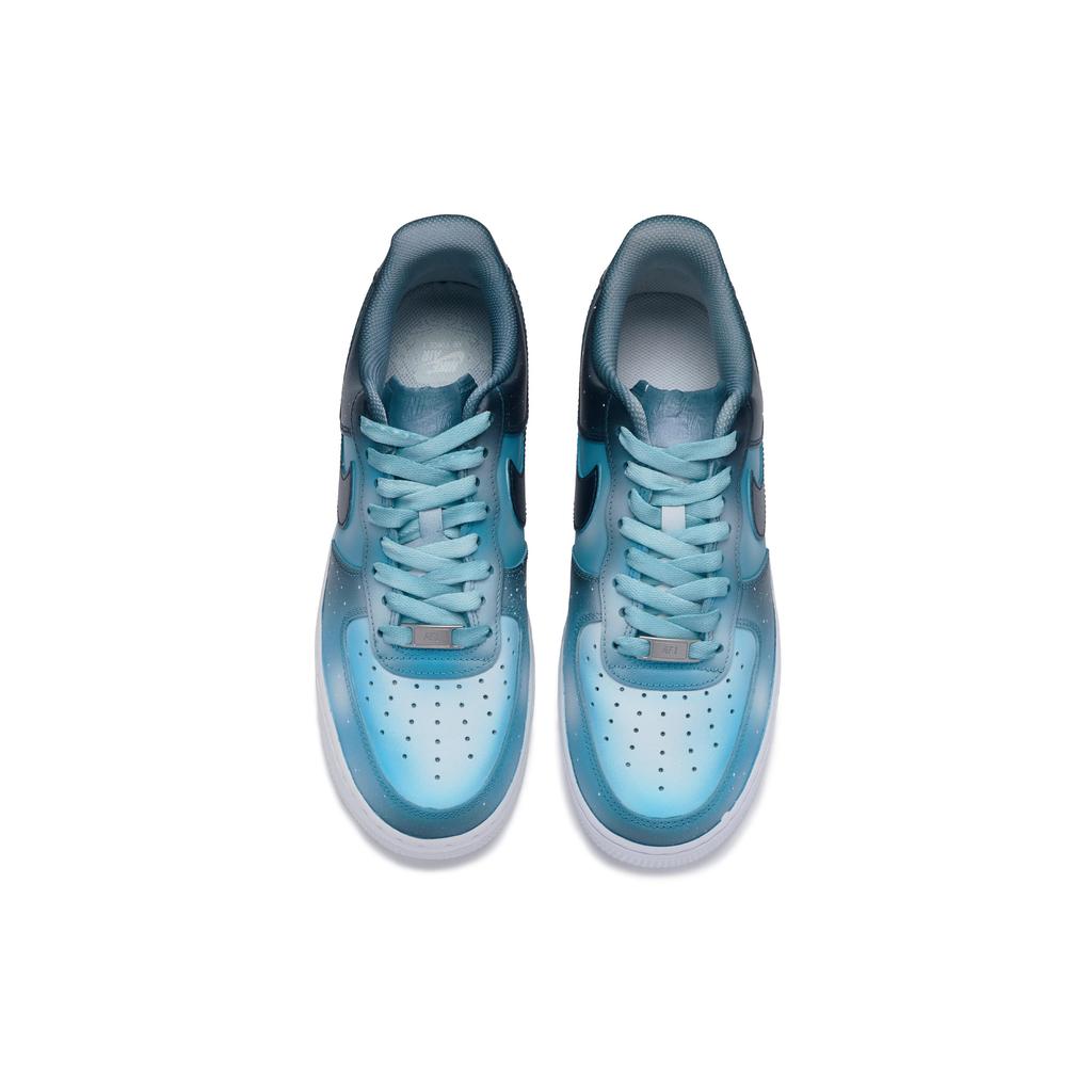 Nike Air Force 1 Low 811 Manufacturing, Galaxy, Special Shoe Box Low top Skateboard Shoes Men's Blue White CW2288-111(Team80-S-BOX)