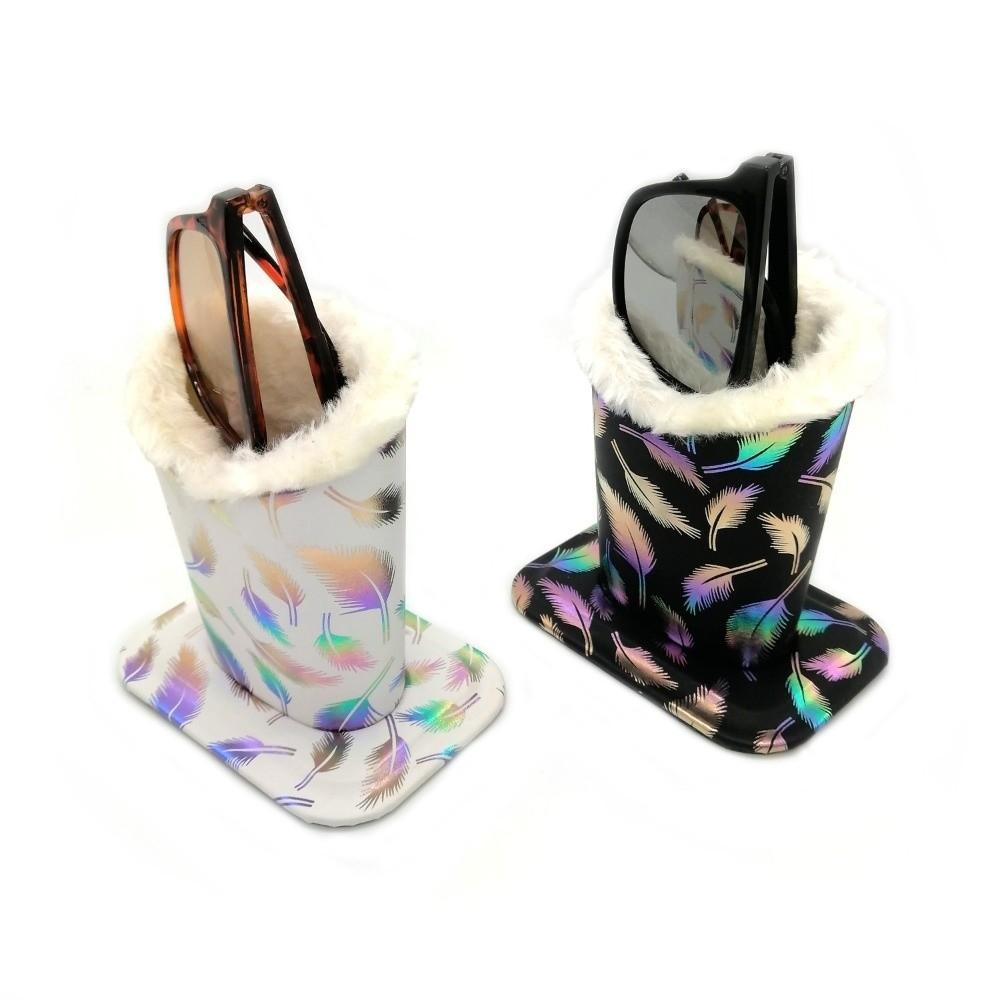 PU Leather Glasses Case Anti-Scratch Sunglass Stands Portable Desk Organizer  Nightstands
