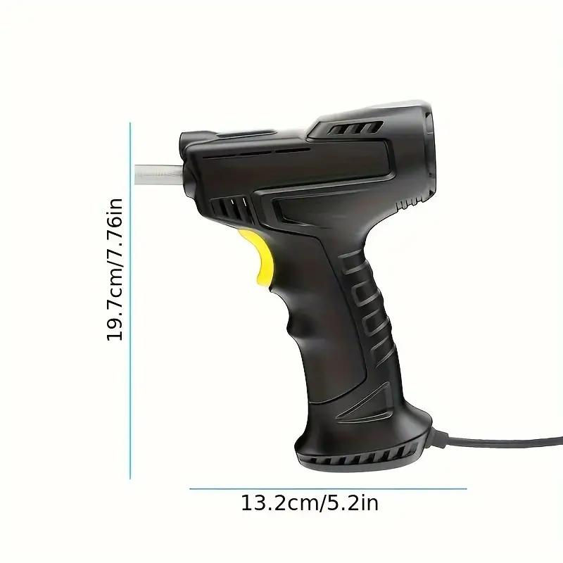 Portable Cordless Tire Inflator 120W Automatic Rechargeable Mini Air Compressor with Digital Display, Wireless Car Air Pump Equipment for Machine