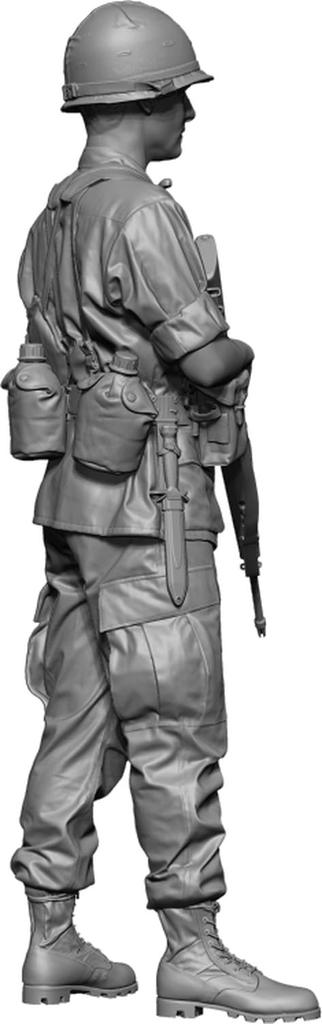 H3 Models 1/35 Scale Modern American Vietnam Rifleman 3D Printer Kit HS35098 (Person)