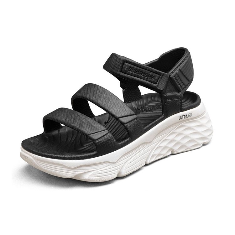 Skechers Ultra Flex Casual Versatile Sandals Women Sandals Black 111126-BKW