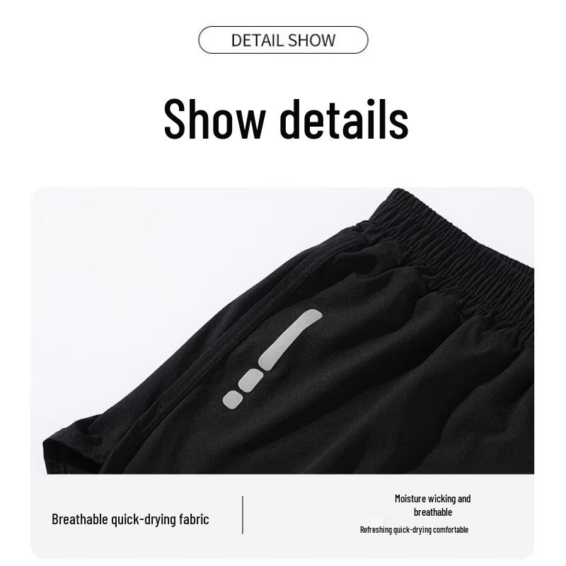 Men's Double-Layer Loose Boxer Swim Trunks