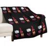 Mr. Popular Notice Us Senpai!!! Wine and Grapes Throw Blanket Decoratives Wednesday for Sofa Sofa Quilt Blankets