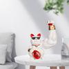 Prunkstück Reichtum Wohlstand Skulptur Winke-Katze Figur Große Arm-Dekoration für Aufbewahrungsbox Theke