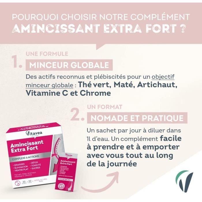 Amincissant Extra Fort Minceur 6actions Ventre Plat DétoxThé Maté Artichaut
