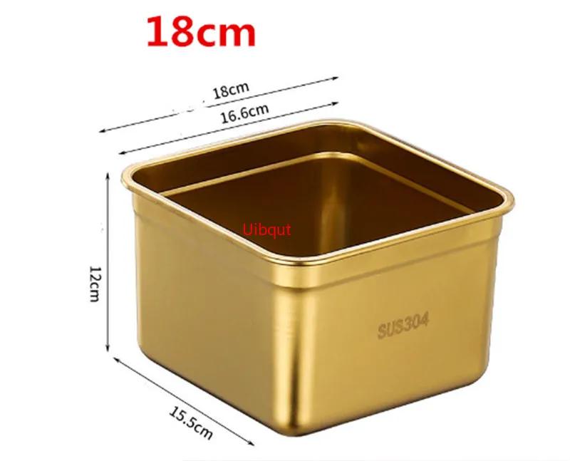 Stainless Steel Tank Box with Cover Kitchen Oil Basin Square Barrel Storage Bottle Seasoning Box Jars and Lids Spice Jars Set