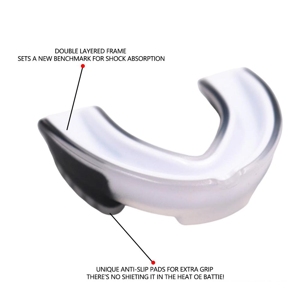 Sports Boxing Mouth Guard Teeth with Box Protector Taekwondo Sanda Rugby MMA Karate Basketball Trainer Braces Mouth Guard