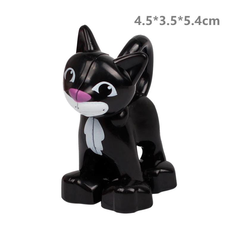 

Крупногабаритные строительные блоки, совместимые с большими фигурками, кирпичи для фермы, ранчо, животные, домашние животные, пони, собаки, дети, сборка, развивающие игрушки