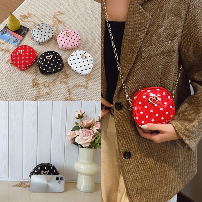 Pu Small Crossbody Bag For Women With Chain Strap And Zip Closure For Daily Use
