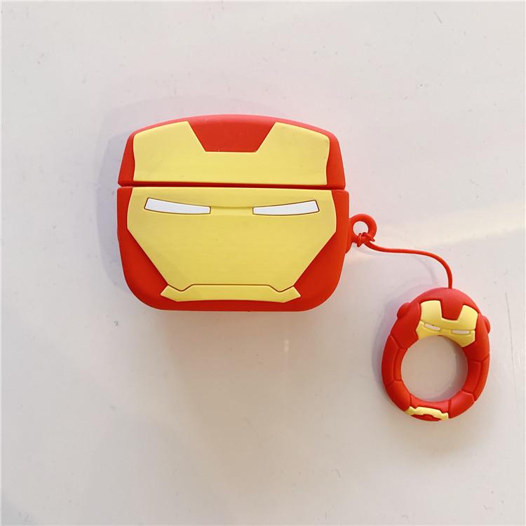 Applicable to Apple AirPods Pro3 generation earphones 1/2 protective case 4th generation wireless Bluetooth Iron Man shell Batman