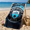 City Football Club Printed Microfiber Beach Towel, Soft And Absorbent, Quick-Dry, Ideal for Summer Travel, Beach Essential, Swimming Pool