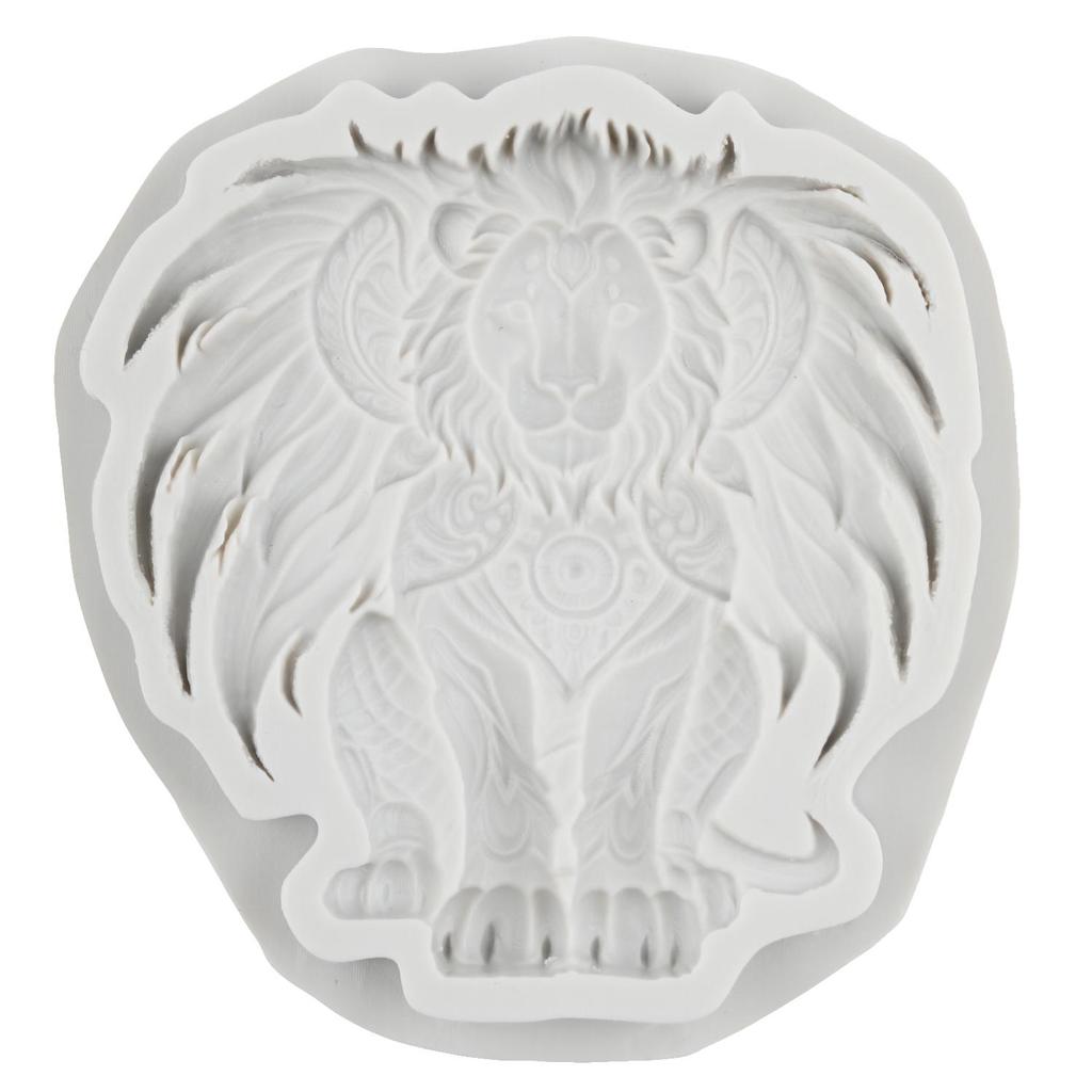 Lion Silicone Mold Lion Fondant Molds Cake Decorating Tools Cupcake Topper Candy Sugar Craft Gum Paste Polymer Clay